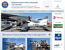 Tablet Screenshot of franceairexpo.com